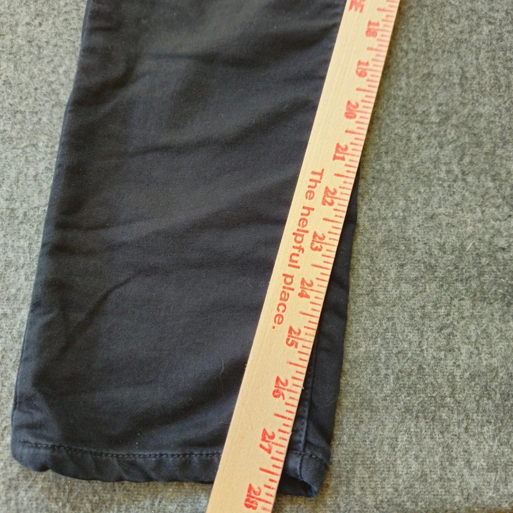 Quince 5-Pocket Pants 30x30 Black Slim Straight Stretch Grunge Indie Sleaze